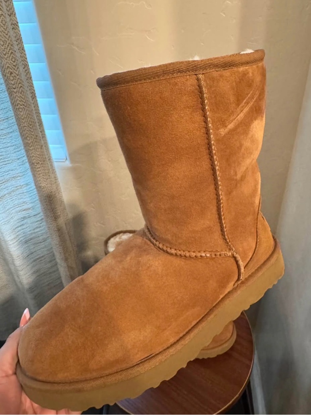 UGG Chestnut Suede Short Boot
